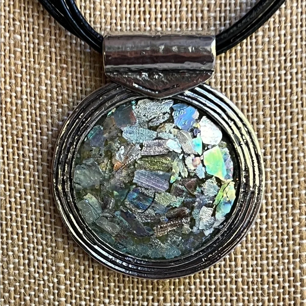 Gorgeous Roman Glass Multi-strand Necklace - Picture 4 of 6